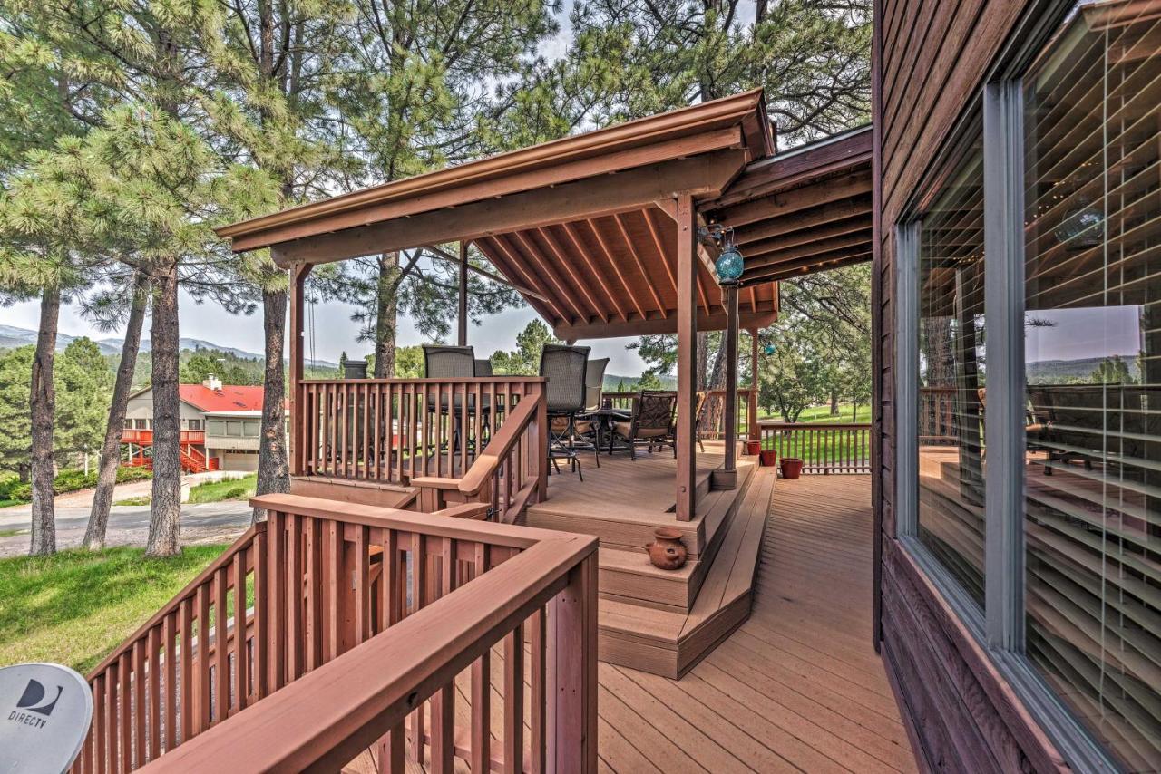 Cozy Ruidoso Cabin With Private Hot Tub And Large Deck Exterior photo